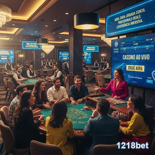 Entretenimento de Live Gaming em um Ambiente Seguro - 1218bet